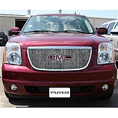 Putco Grille Insert - Polished Aluminum Rectangular - 96159