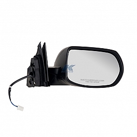 K-Source Exterior Mirror Electric Rectangular Black Single - 63047H