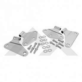 Crown Automotive Door Hinge - Half Body Stainless Steel Silver - RT34070