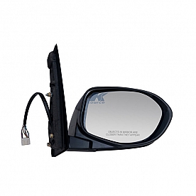 K-Source Exterior Mirror Power OEM Black Single - 63053H
