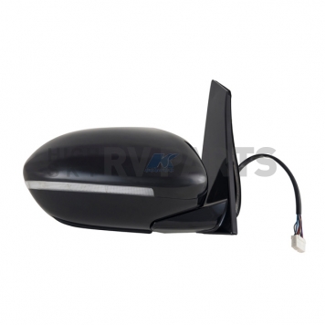 K-Source Exterior Mirror Power OEM Black Single - 63053H-1
