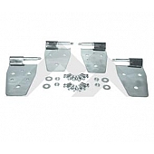 Crown Automotive Door Hinge - Half Door Stainless Steel Silver - RT34009