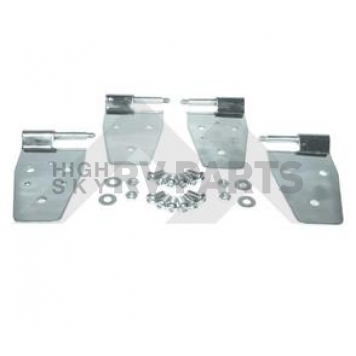 Crown Automotive Door Hinge - Half Door Stainless Steel Silver - RT34009