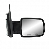 K-Source Exterior Mirror Manual OEM Black Single - 63055H