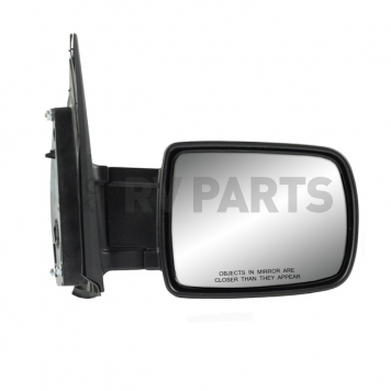 K-Source Exterior Mirror Manual OEM Black Single - 63055H