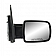 K-Source Exterior Mirror Manual OEM Black Single - 63055H