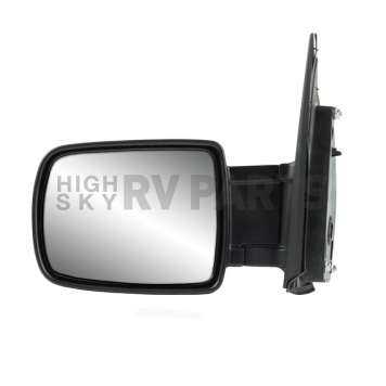 K-Source Exterior Mirror Manual OEM Black Single - 63056H