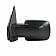 K-Source Exterior Mirror Manual OEM Black Single - 63056H