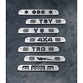 All Sales Center High Mount Stop Light Cover - Black Powder Coated 4X4 Aluminum - 74004K