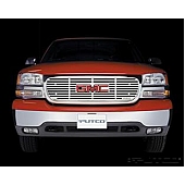 Putco Grille Insert - Polished Aluminum Rectangular - 302102