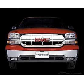 Putco Grille Insert - Polished Aluminum Rectangular - 302102