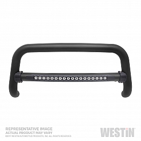 Westin Automotive Bull Bar Tube 3-1/2 Inch Black Textured Powder Coated  Steel - 3231085TL