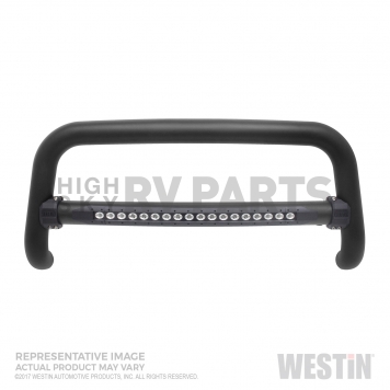 Westin Automotive Bull Bar Tube 3-1/2 Inch Black Textured Powder Coated  Steel - 3231085TL