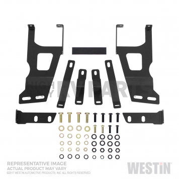 Westin Automotive Bull Bar Tube 3-1/2 Inch Black Textured Powder Coated  Steel - 3231085TL-2