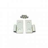 Rugged Ridge Door Hinge - Half Door Stainless Steel Silver - 1111304