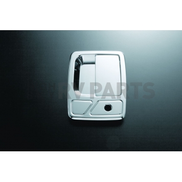 All Sales Exterior Door Handle -  Chrome Plated Aluminum Set Of 2 - 511C-5