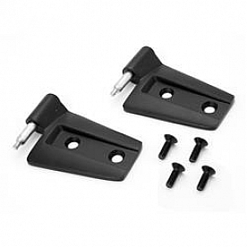Rugged Ridge Door Hinge - Half Door Steel Black - 1120223