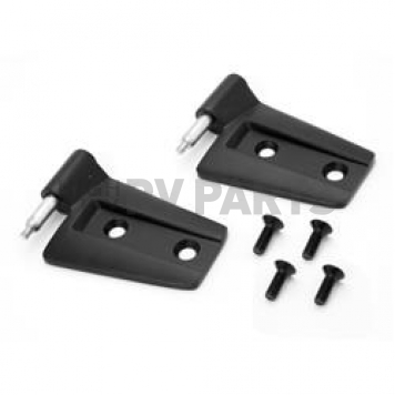 Rugged Ridge Door Hinge - Half Door Steel Black - 1120223