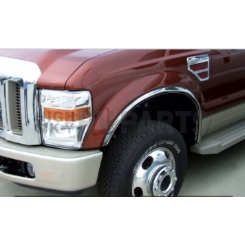 B & I Fender Trim - Full Wheel Well Stainless Steel Chrome Plated - F968P