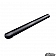 Romik USA Running Board Black Anodized Aluminum Stationary - 20043419