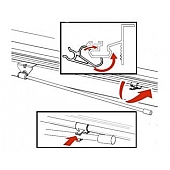 BAK Industries Tonneau Cover Lift Support Clip Set of 2 - 351B0024