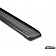 Romik USA Running Board Black Anodized Aluminum Stationary - 20054419
