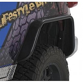 Warrior Products Fender Flare - Silver Steel Bare Set Of 2 - S3002RAW