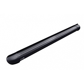 Romik USA Running Board Black Anodized Aluminum Stationary - 21316419