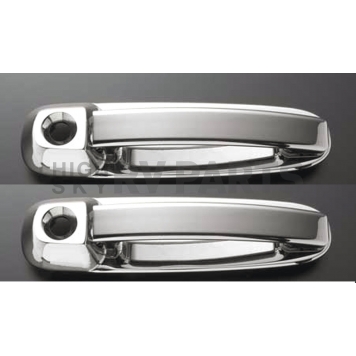 All Sales Exterior Door Handle -  Polished Aluminum Set Of 2 - 400