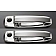 All Sales Exterior Door Handle -  Polished Aluminum Set Of 2 - 400