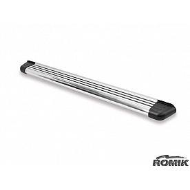 Romik USA Running Board Polished Aluminum Stationary - 22392418
