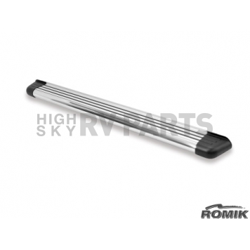 Romik USA Running Board Polished Aluminum Stationary - 22392418