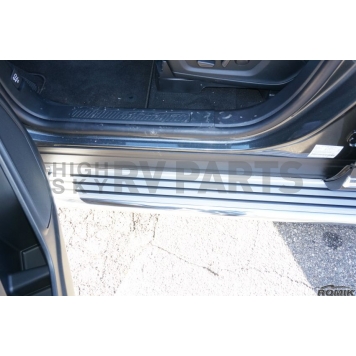 Romik USA Running Board Polished Aluminum Stationary - 22392418-4