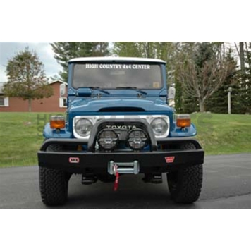ARB Bumper Steel Powder Coated Deluxe Bar Black 1-Piece - 3420020
