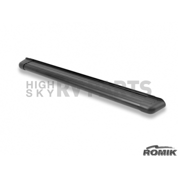 Romik USA Running Board Black Anodized Aluminum Stationary - 22392419