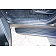 Romik USA Running Board Black Anodized Aluminum Stationary - 22392419