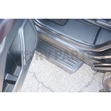 Romik USA Running Board Black Anodized Aluminum Stationary - 22392419-4