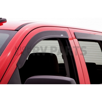 Auto Ventshade (AVS) Rainguard - Black Matte Thermoplastic Set Of 4 - 774037-1