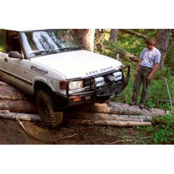ARB Bumper Steel Powder Coated Deluxe Bar Black 1-Piece - 3432050
