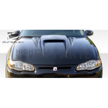 Extreme Dimensions Hood - Primered Fiberglass Black - 103782