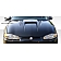 Extreme Dimensions Hood - Primered Fiberglass Black - 103782