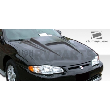Extreme Dimensions Hood - Primered Fiberglass Black - 103782-1