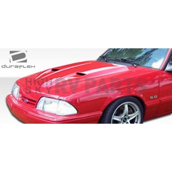Extreme Dimensions Hood - Primered Fiberglass Black - 104175-1