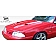 Extreme Dimensions Hood - Primered Fiberglass Black - 104175