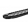Romik USA Running Board Black Anodized Aluminum Stationary - 51309419