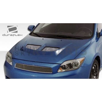 Extreme Dimensions Hood - Primered Fiberglass Black - 104182-1