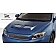 Extreme Dimensions Hood - Primered Fiberglass Black - 104182
