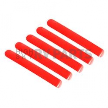 Rugged Ridge Exterior Door Handle Cover - Red Aluminum Powder Coated - 1331145