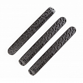 Rugged Ridge Exterior Door Handle Cover - Black Aluminum Powder Coated - 1331148