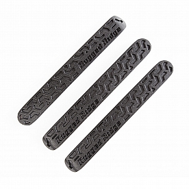 Rugged Ridge Exterior Door Handle Cover - Black Aluminum Powder Coated - 1331148